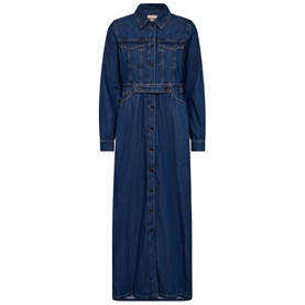 Mos Mosh Allaba Denim Kjole, Blue Denim